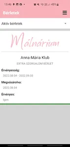 Málnasoft Fitt screenshot 3