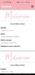 Málnasoft Fitt screenshot 4
