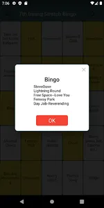 7th Inning Stretch Bingo screenshot 2