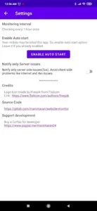 Website Monitor screenshot 1