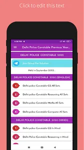 DELHI POLICE CONSTABLE Paper screenshot 1