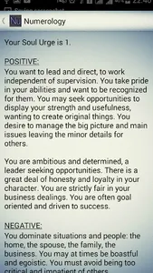 Numerology screenshot 2