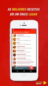 Receitas de Doces e Salgados screenshot 0