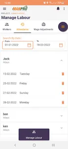 Manpro Construction Management screenshot 0