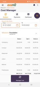 Manpro Construction Management screenshot 1
