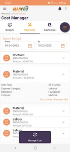 Manpro Construction Management screenshot 4