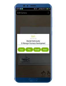 OCR Camera - Read text from ph screenshot 1