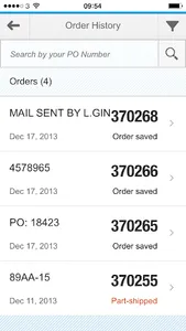 MH Order Track screenshot 1