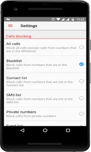 Calls Blocker - Balcklist screenshot 3