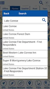 Lake Conroe Offline GPS Charts screenshot 1