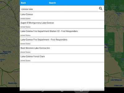 Lake Conroe Offline GPS Charts screenshot 16