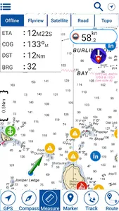Lake Conroe Offline GPS Charts screenshot 2