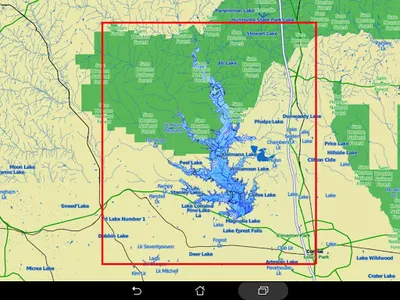 Lake Conroe Offline GPS Charts screenshot 20