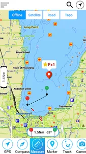 Mälaren sjö Sverige GPS Karta screenshot 0