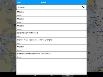 Mälaren sjö Sverige GPS Karta screenshot 15