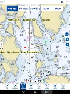 Mälaren sjö Sverige GPS Karta screenshot 6
