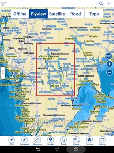 Stora Le sjö Offline GPS Karta screenshot 14