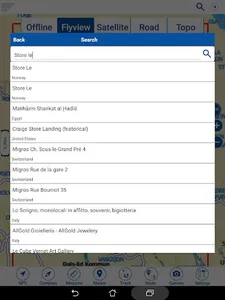 Stora Le sjö Offline GPS Karta screenshot 8