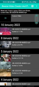 Reverse video creator & player screenshot 3