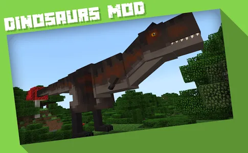 Jurassic Craft Dinosaurs Mod screenshot 1