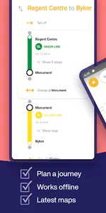 Tyne and Wear Metro Map screenshot 2