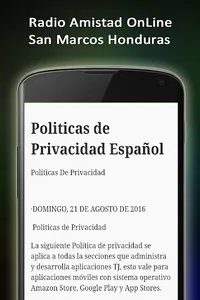Radio Amistad San Marcos screenshot 1