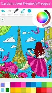Mandala & Coloring Pages book screenshot 2