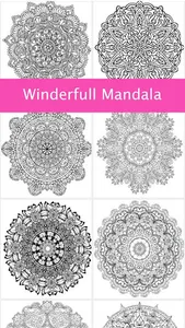 Mandala & Coloring Pages book screenshot 5