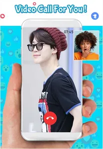 jimin bst Fake call : chat & l screenshot 3