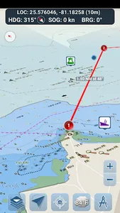 Marine Ways - Nautical Charts screenshot 2