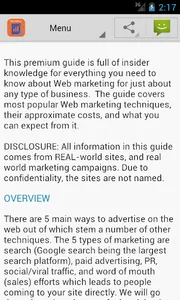 Advertising & Marketing Plan T screenshot 5