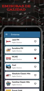 Radios Ingles Clasicos screenshot 1