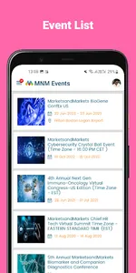 MarketsandMarkets Events screenshot 1