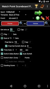 Match Point Scoreboard Pro screenshot 2