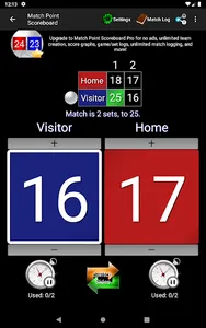 Volleyball Pong Scoreboard, Ma screenshot 10