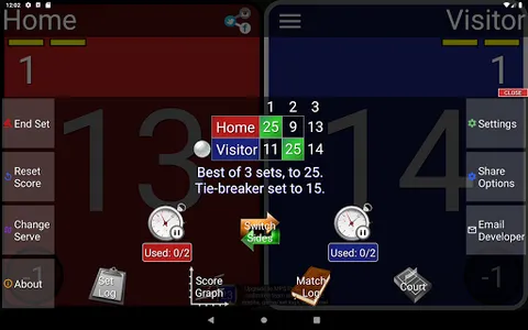 Volleyball Pong Scoreboard, Ma screenshot 11