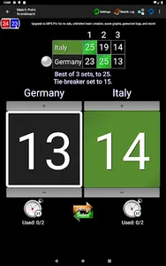 Volleyball Pong Scoreboard, Ma screenshot 14