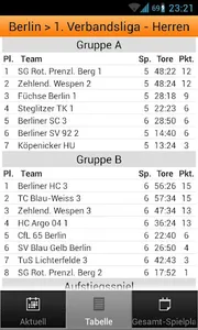 Hockey Results screenshot 2