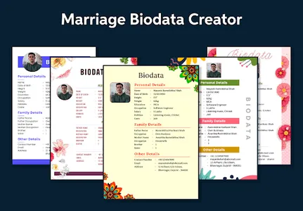 Marriage Biodata Creator screenshot 0