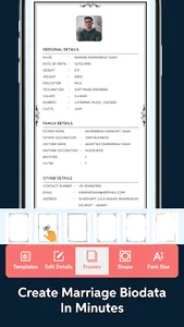 Marriage Biodata Creator screenshot 4