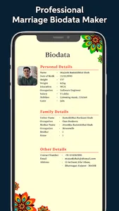 Marriage Biodata Creator screenshot 7