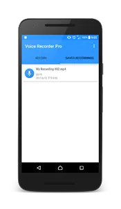 Voice Recorder(One Tap) -- Ads screenshot 1