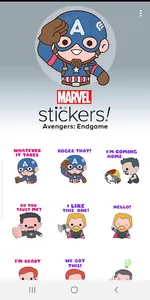 Avengers: Endgame Stickers screenshot 0