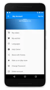 MegaStore App screenshot 1