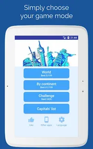 Capitals of the countries Quiz screenshot 11