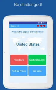 Capitals of the countries Quiz screenshot 9