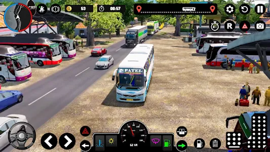 City Coach Bus Sim 3D Game screenshot 0