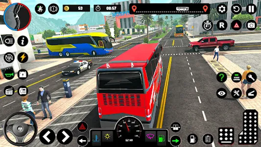 City Coach Bus Sim 3D Game screenshot 19