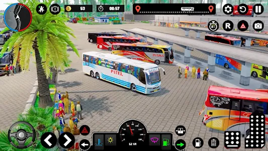 City Coach Bus Sim 3D Game screenshot 2