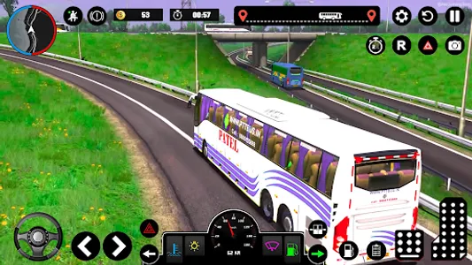 City Coach Bus Sim 3D Game screenshot 3